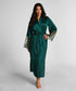 Hunkemoller_Green_Kimono Long Satin Lace_302695_Ponderosa Pine_01