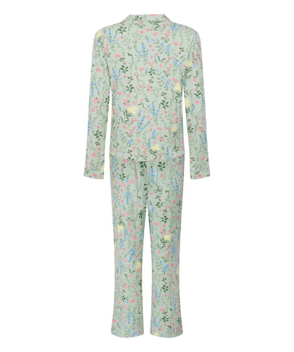 Hunkemoller_Green_Pyjama Jacket Jersey_302700_HKM Green_05