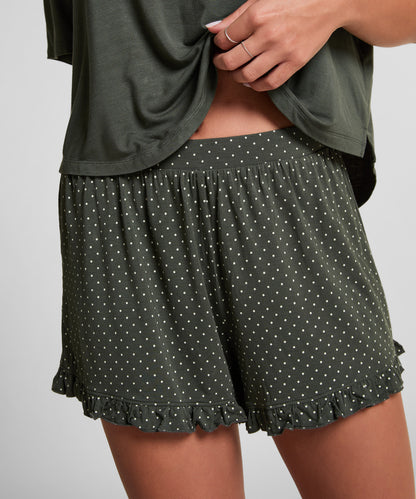 Hunkemoller_Green_Jersey Pyjama Set_302712_Green_02