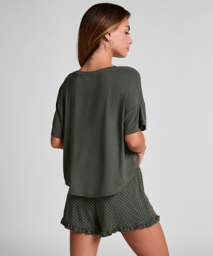 Hunkemoller_Green_Jersey Pyjama Set_302712_Green_03