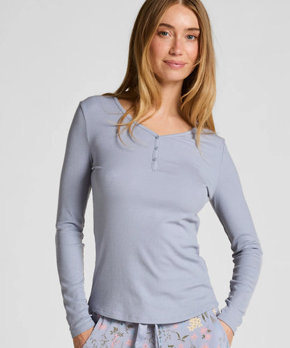 Hunkemoller_Purple_Longsleeved Pyjama Top Henley_302715_HKM Purple_01