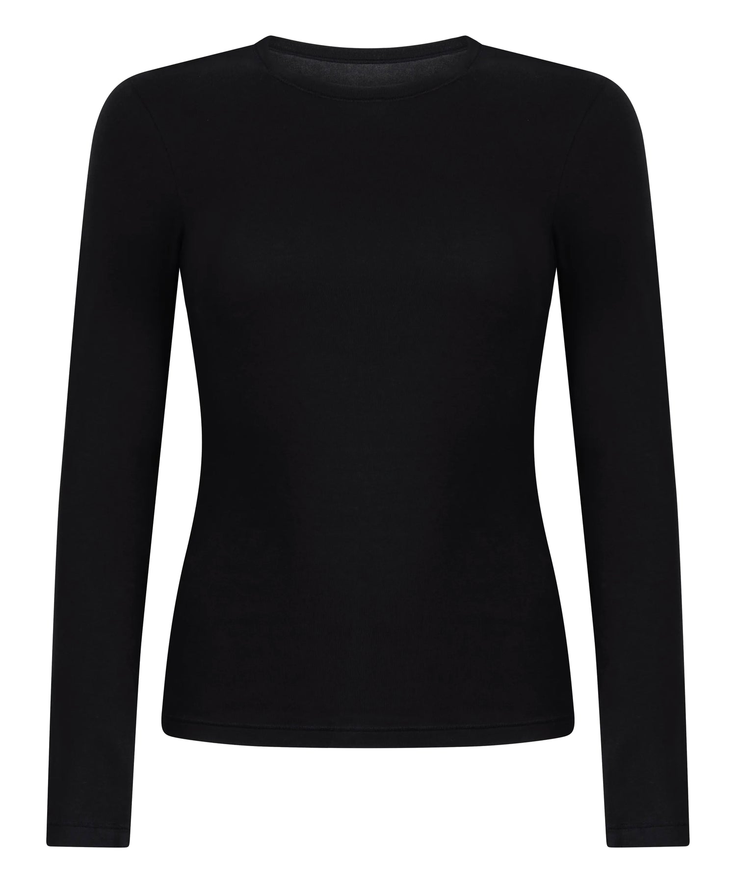 Hunkemoller_Black_Longsleeved Shirt from Soft Cotton_302729_Black_05