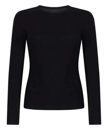 Hunkemoller_Black_Longsleeved Shirt from Soft Cotton_302729_Black_05