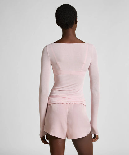 Hunkemoller_Pink_super soft Boatneck shirt with Cashmere_302732_Pink_04