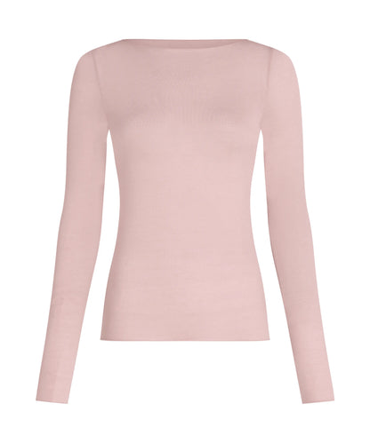 Hunkemoller_Pink_super soft Boatneck shirt with Cashmere_302732_Pink_10