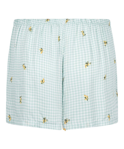 Hunkemoller_Green_Short Viscose Check Print_302753_Green_05