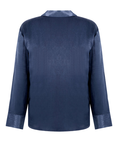 Hunkemoller_Vintage Indigo_Ayla Satin Long-Sleeved Jacket_302767_Vintage Indigo_06