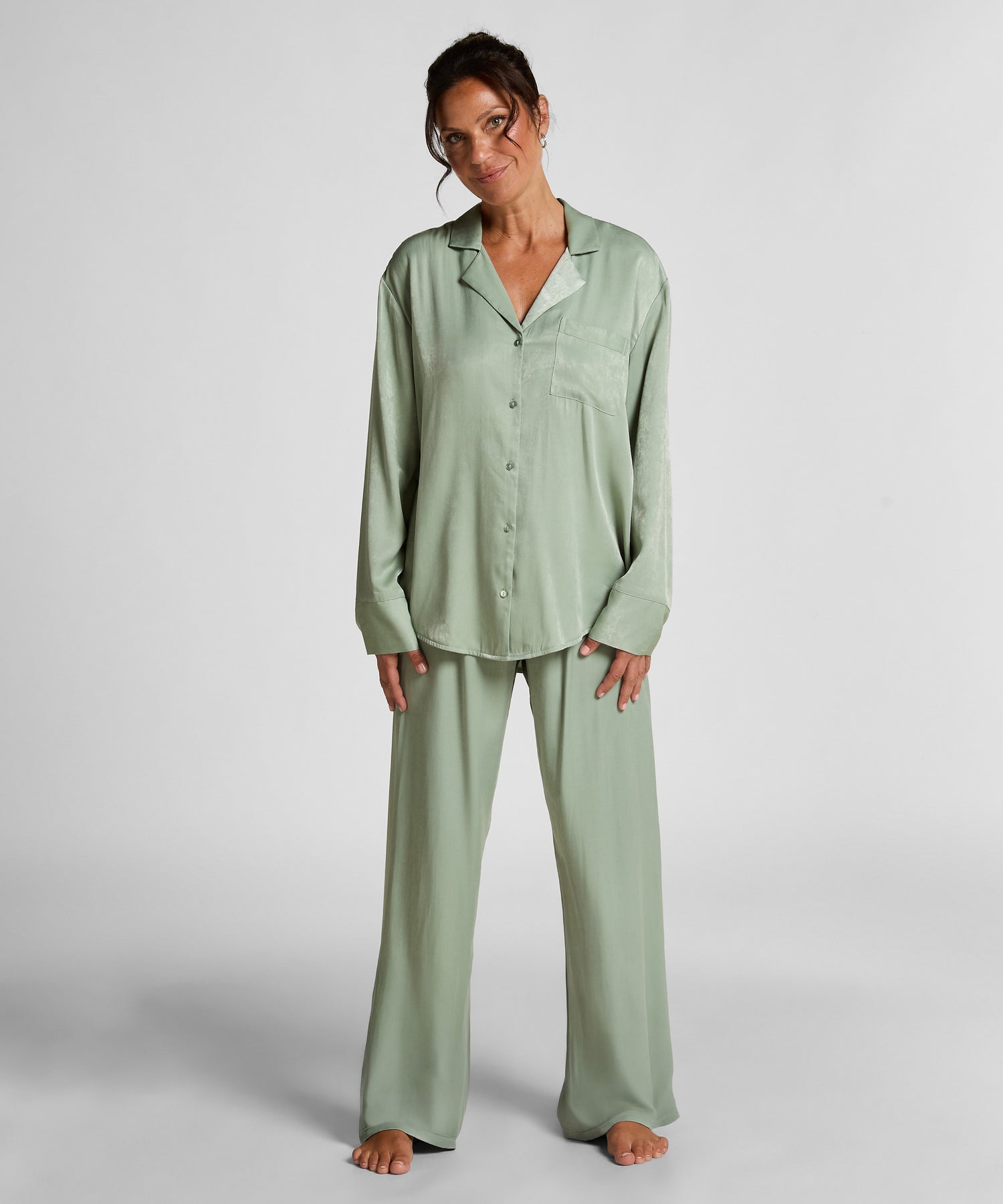 Hunkemoller_Iceberg Green_Ayla Satin Long-Sleeved Jacket_302768_Iceberg Green_03