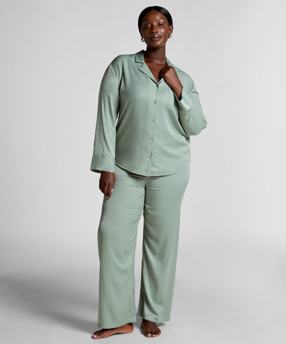 Hunkemoller_Iceberg Green_Ayla Satin Long-Sleeved Jacket_302768_Iceberg Green_05