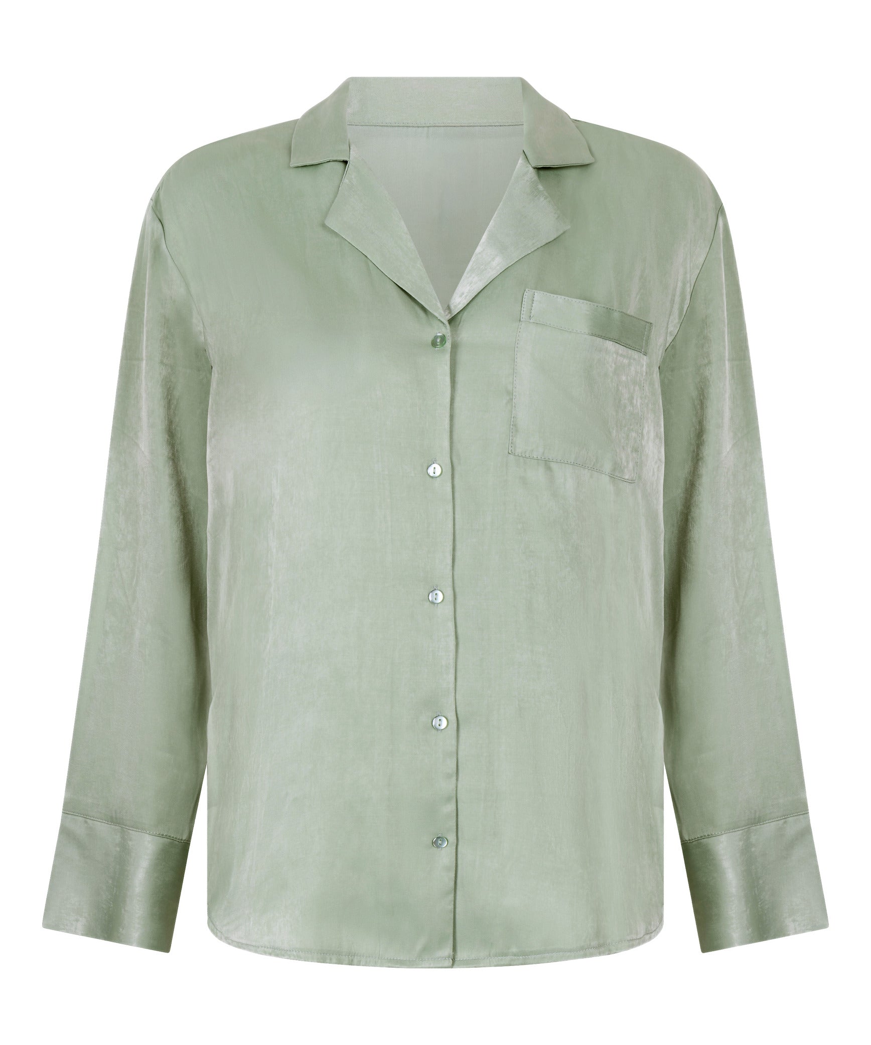 Hunkemoller_Iceberg Green_Ayla Satin Long-Sleeved Jacket_302768_Iceberg Green_08