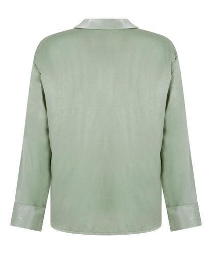 Hunkemoller_Iceberg Green_Ayla Satin Long-Sleeved Jacket_302768_Iceberg Green_09