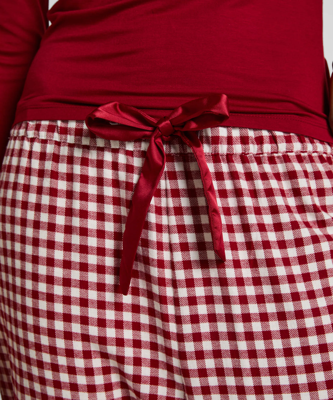 Hunkemoller_Red_Pyjamaset Twill_302780_Red Dahlia_02