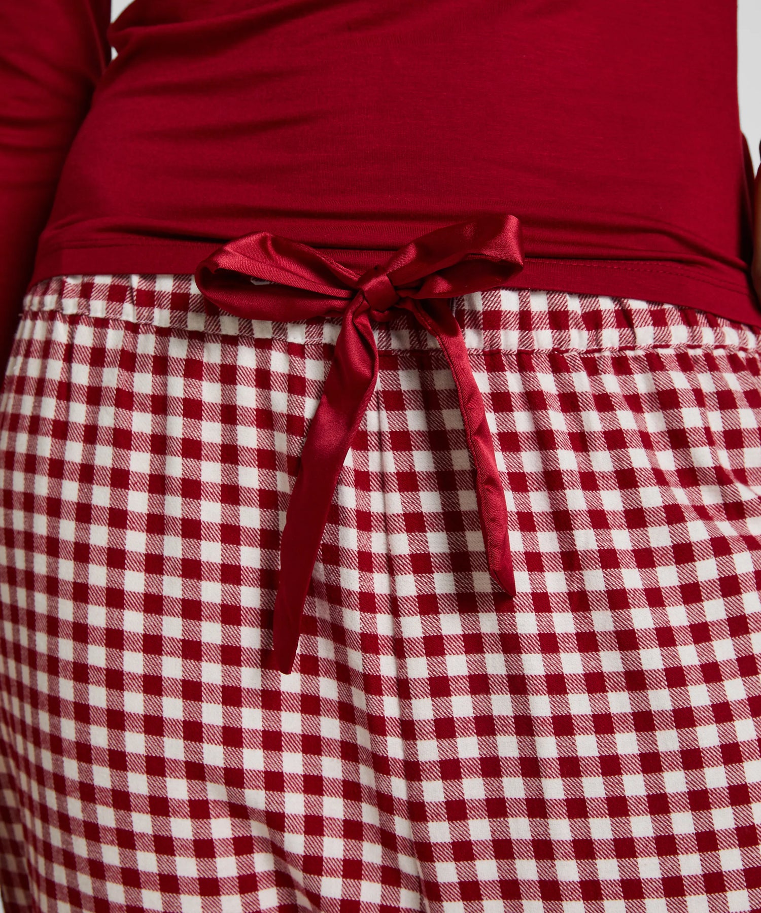 Hunkemoller_Red_Pyjamaset Twill_302780_Red Dahlia_02