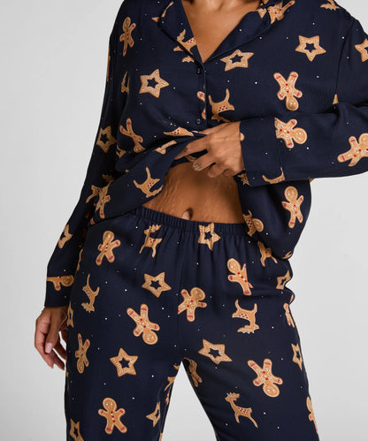Hunkemoller_Blue_Gingerbread Pyjama Set_302783_Peacoat_02