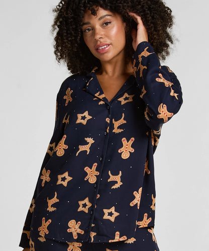 Hunkemoller_Blue_Gingerbread Pyjama Set_302783_Peacoat_03