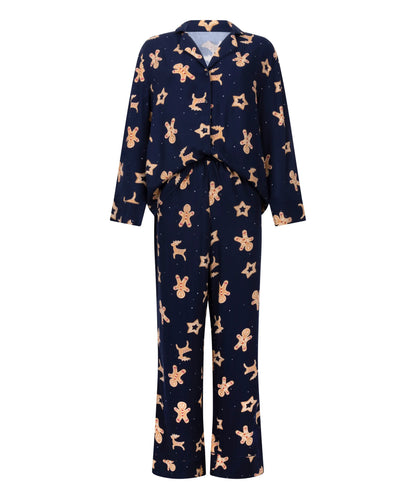 Hunkemoller_Blue_Gingerbread Pyjama Set_302783_Peacoat_05