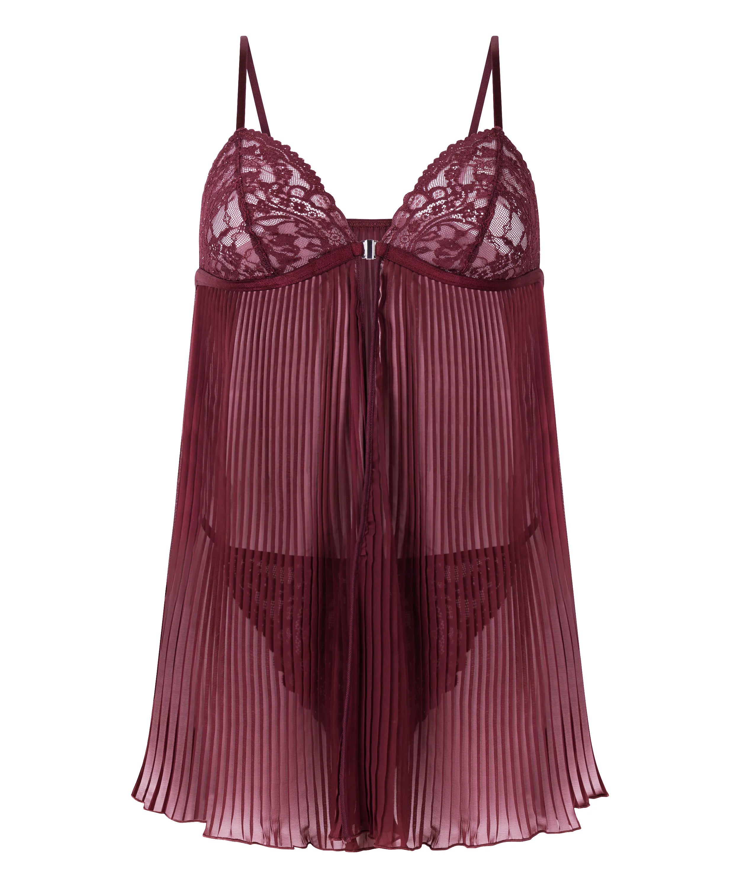 Hunkemoller_Red_Isadora Babydoll_302834_Zinfandel_04
