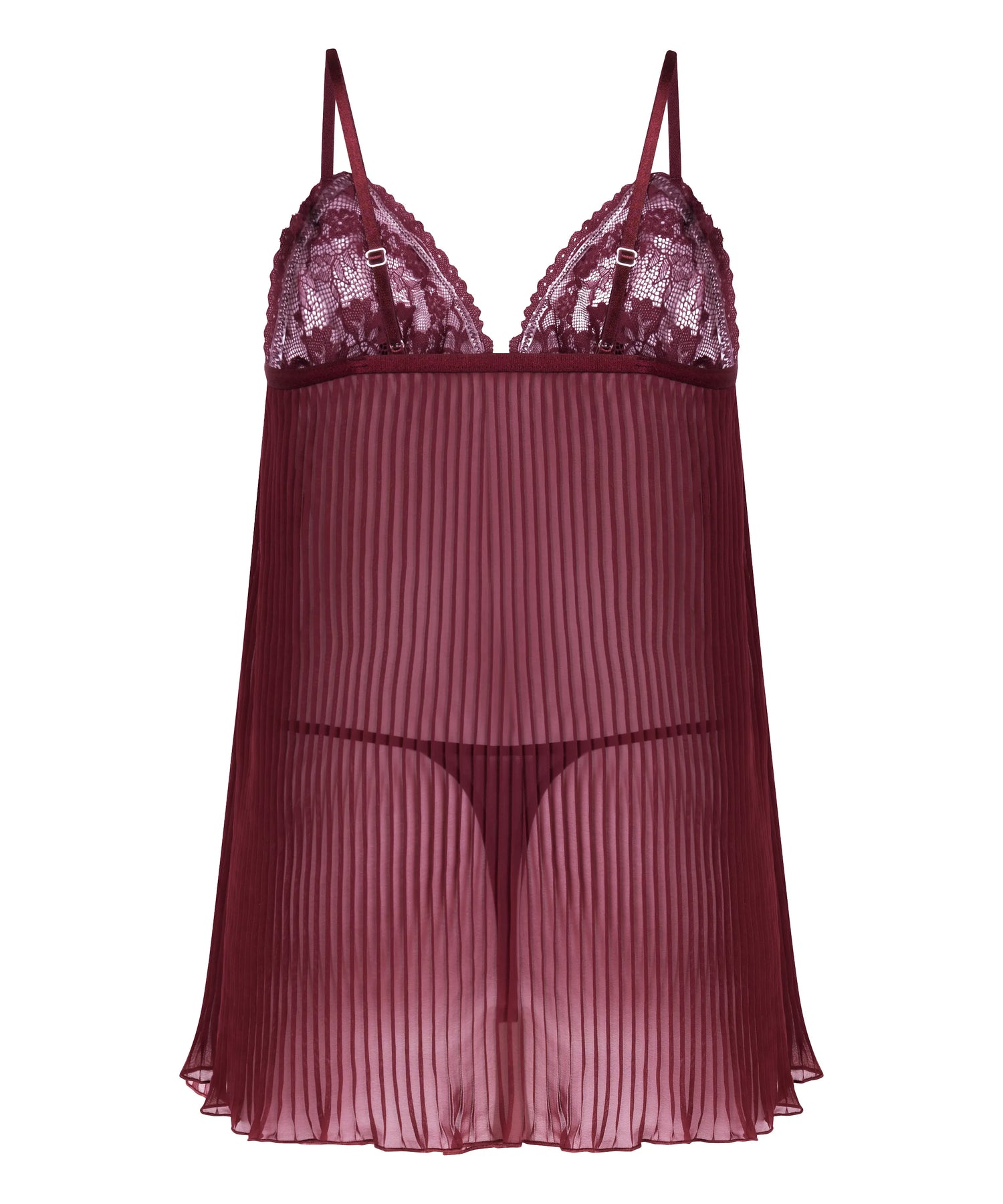 Hunkemoller_Red_Isadora Babydoll_302834_Zinfandel_05