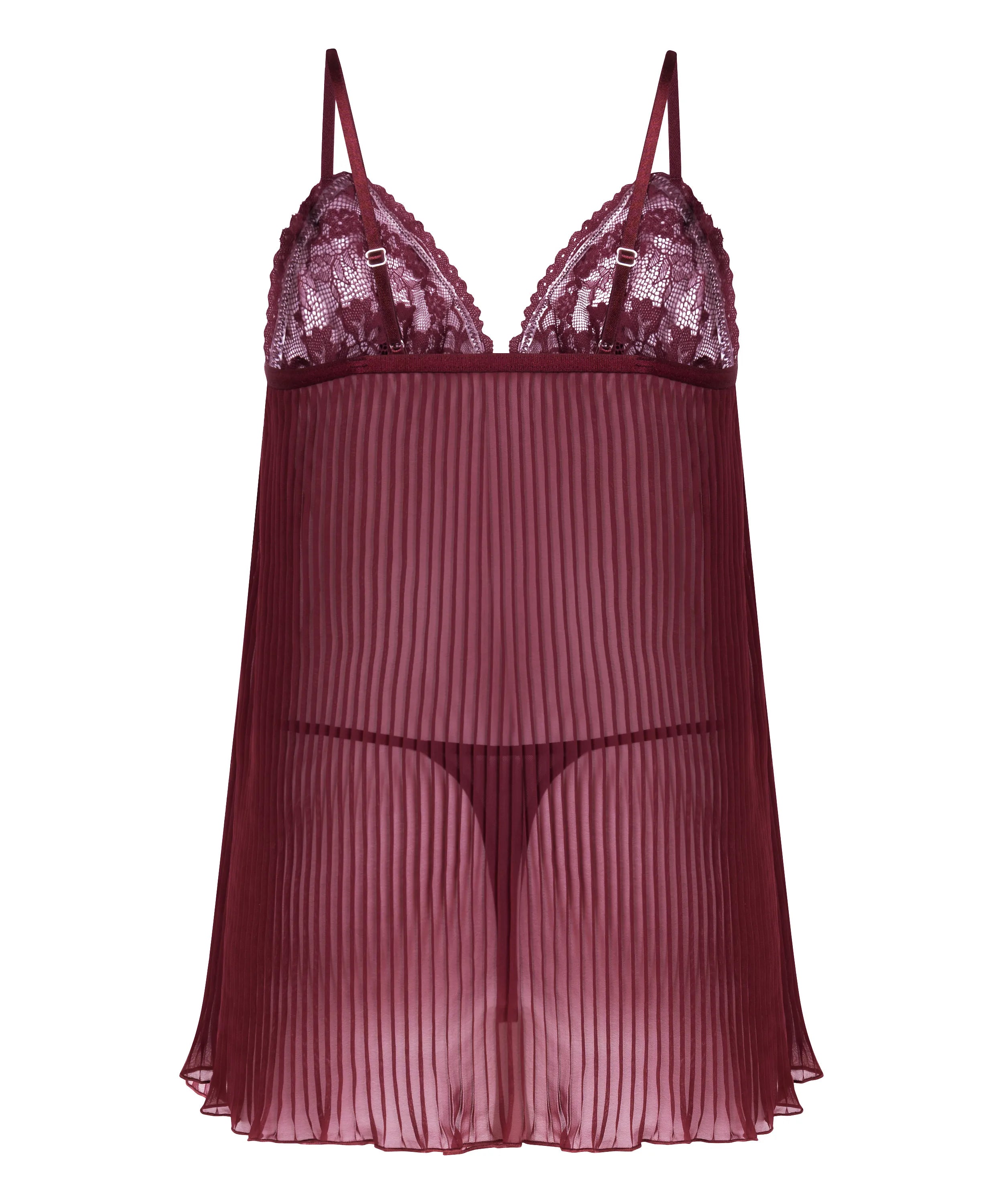 Hunkemoller_Red_Isadora Babydoll_302834_Zinfandel_05