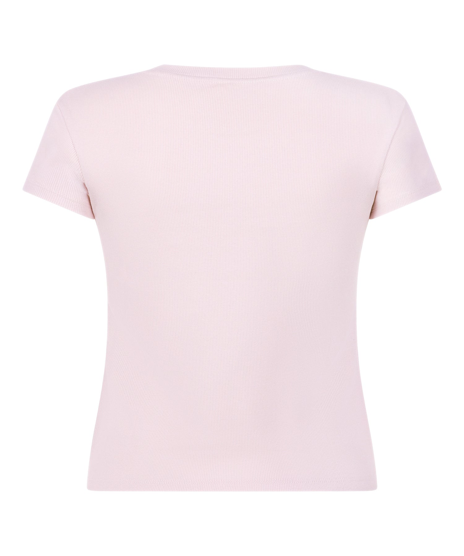 Hunkemoller_Pink_Ribbed Crew Neck Short-Sleeved Pyjama Top_302869_Pink_06