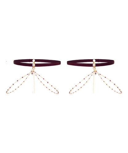 Hunkemoller_Purple_Avela Leg Garters_302874_Fig_03