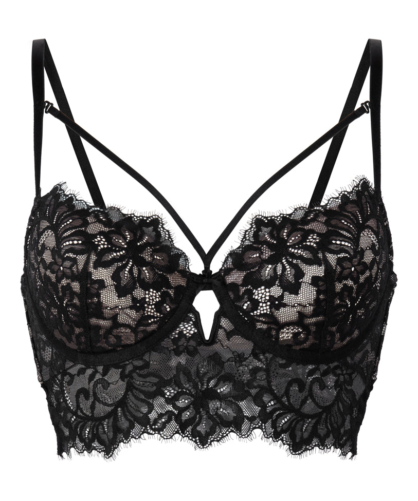 Hunkemoller_Caviar_Isabella Padded Underwired Longline Bra in Different Cup Sizes_303016_Caviar_05