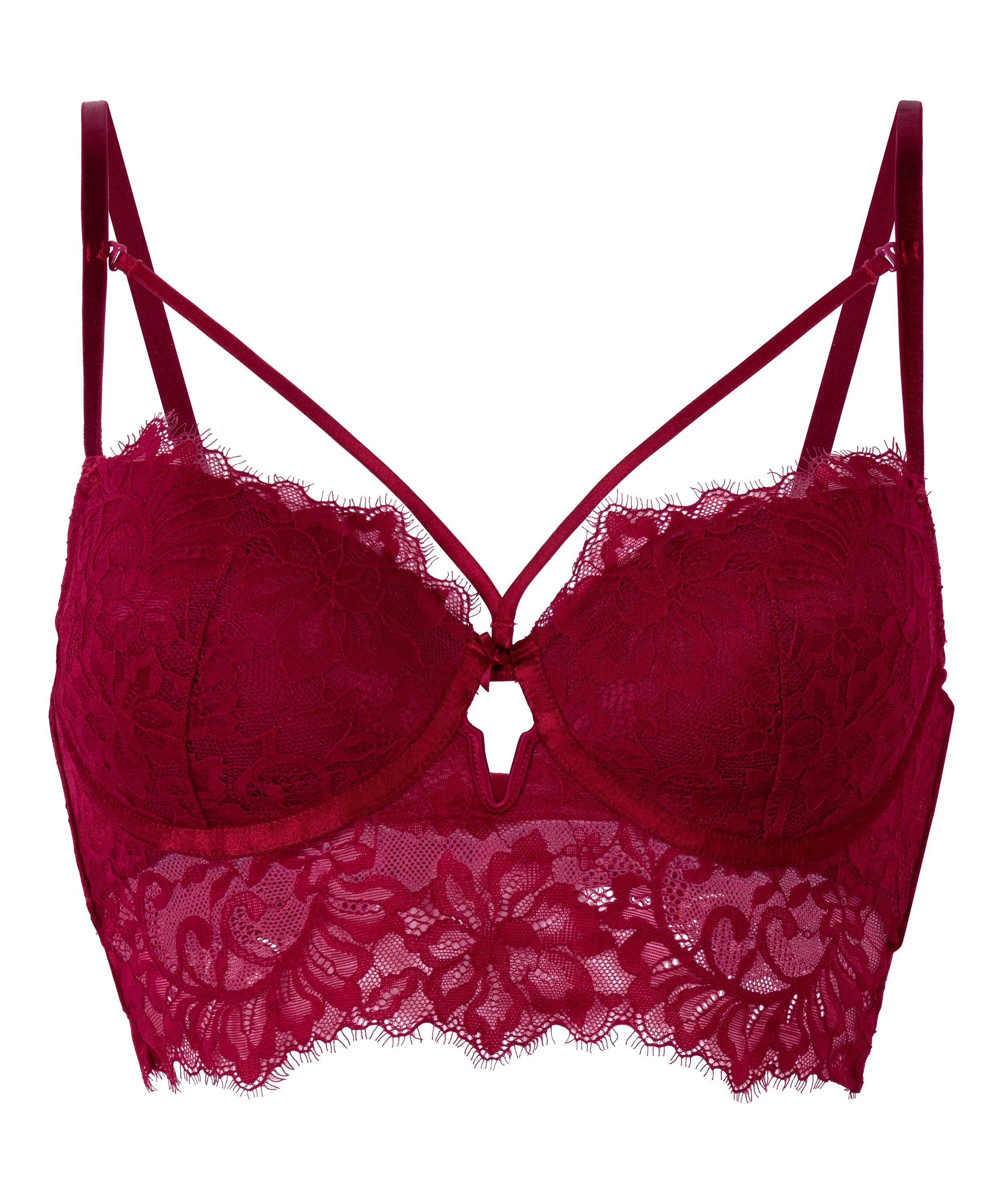 Hunkemoller_Red_Isabella Padded Underwired Longline Bra in Different Cup Sizes_303073_Tibetan Red_05