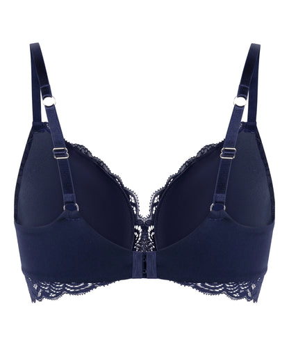 Hunkemoller_Blue_Andrea Padded Non-Wired Bra in Different Cup Sizes_303144_Peacoat_06