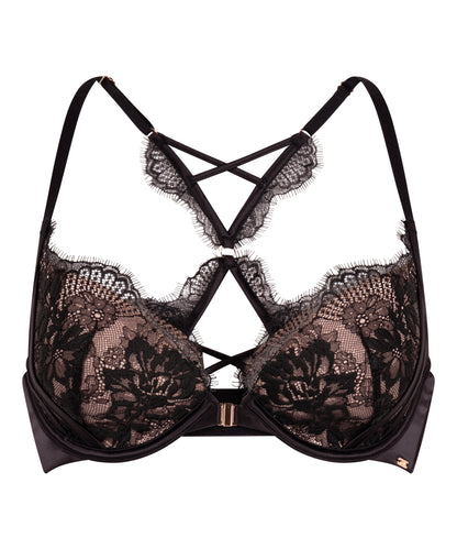 Hunkemoller_Caviar_Cynthia Padded Underwired Bra in Different Cup Sizes_303175_Caviar_05