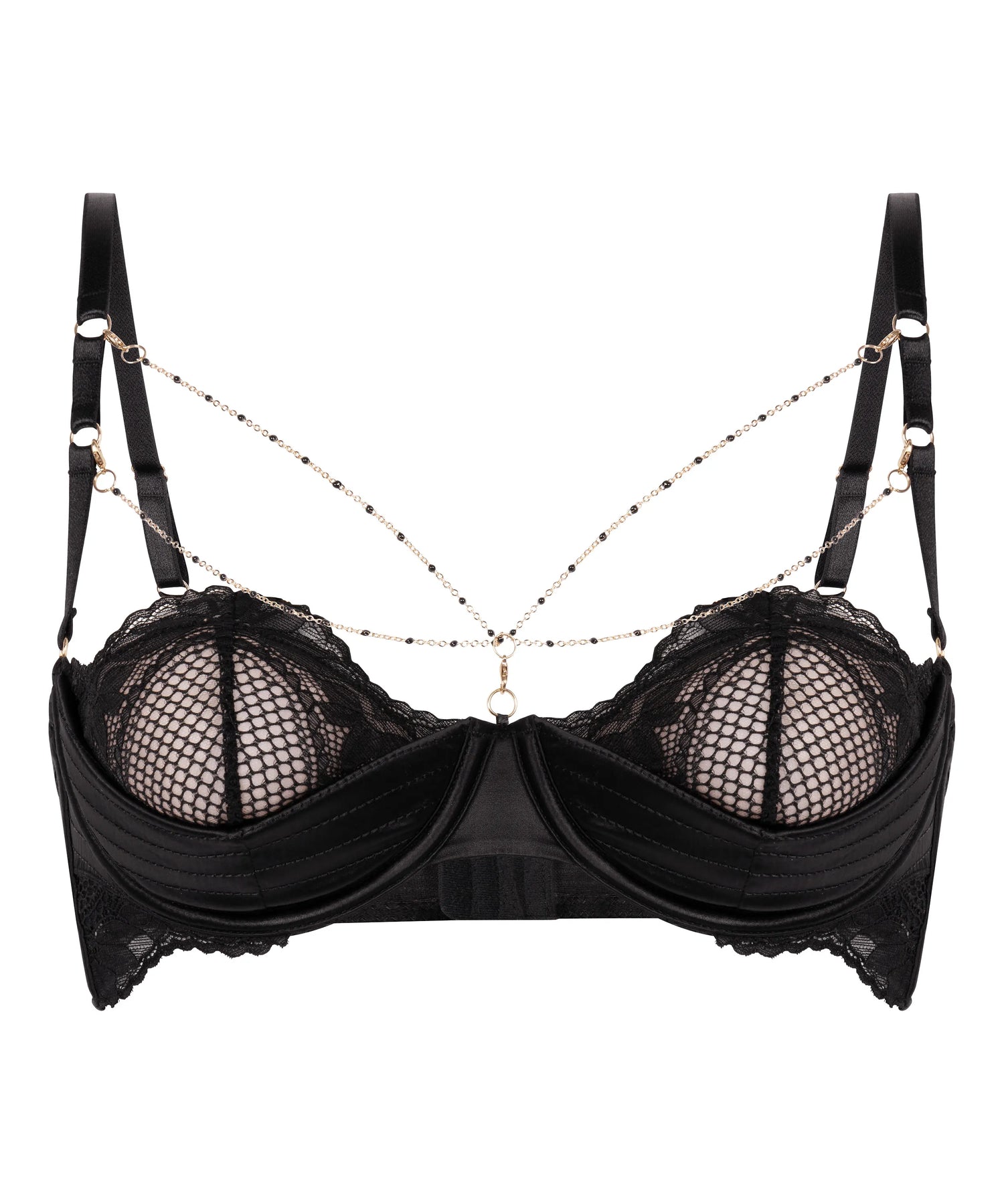 Hunkemoller_Black_Half-Padded Cup Underwired Bra in Different Cup Sizes Belladonna_303237_Caviar_05