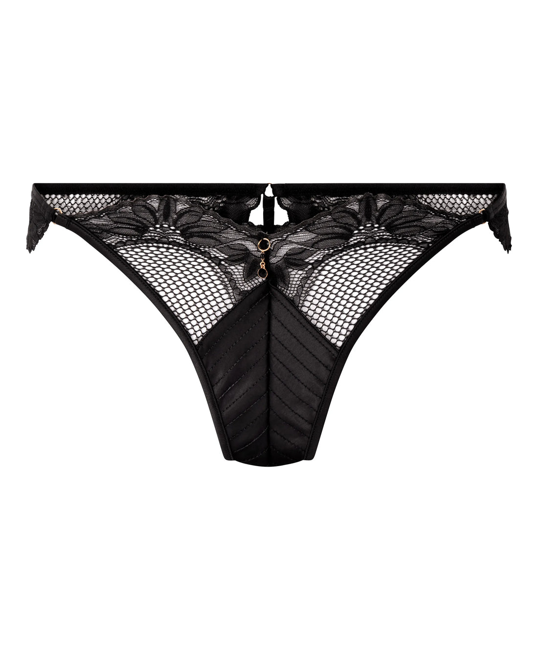 Hunkemoller_Black_Belladonna Thong_303238_Caviar_04