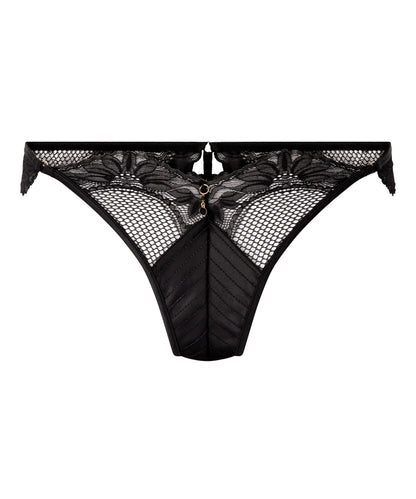 Hunkemoller_Black_Belladonna Thong_303238_Caviar_04
