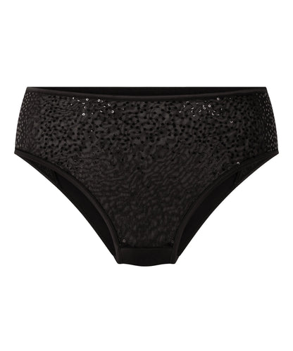 Hunkemoller_Black_Elle Highleg High-Waisted Brazilian_303244_Caviar_04
