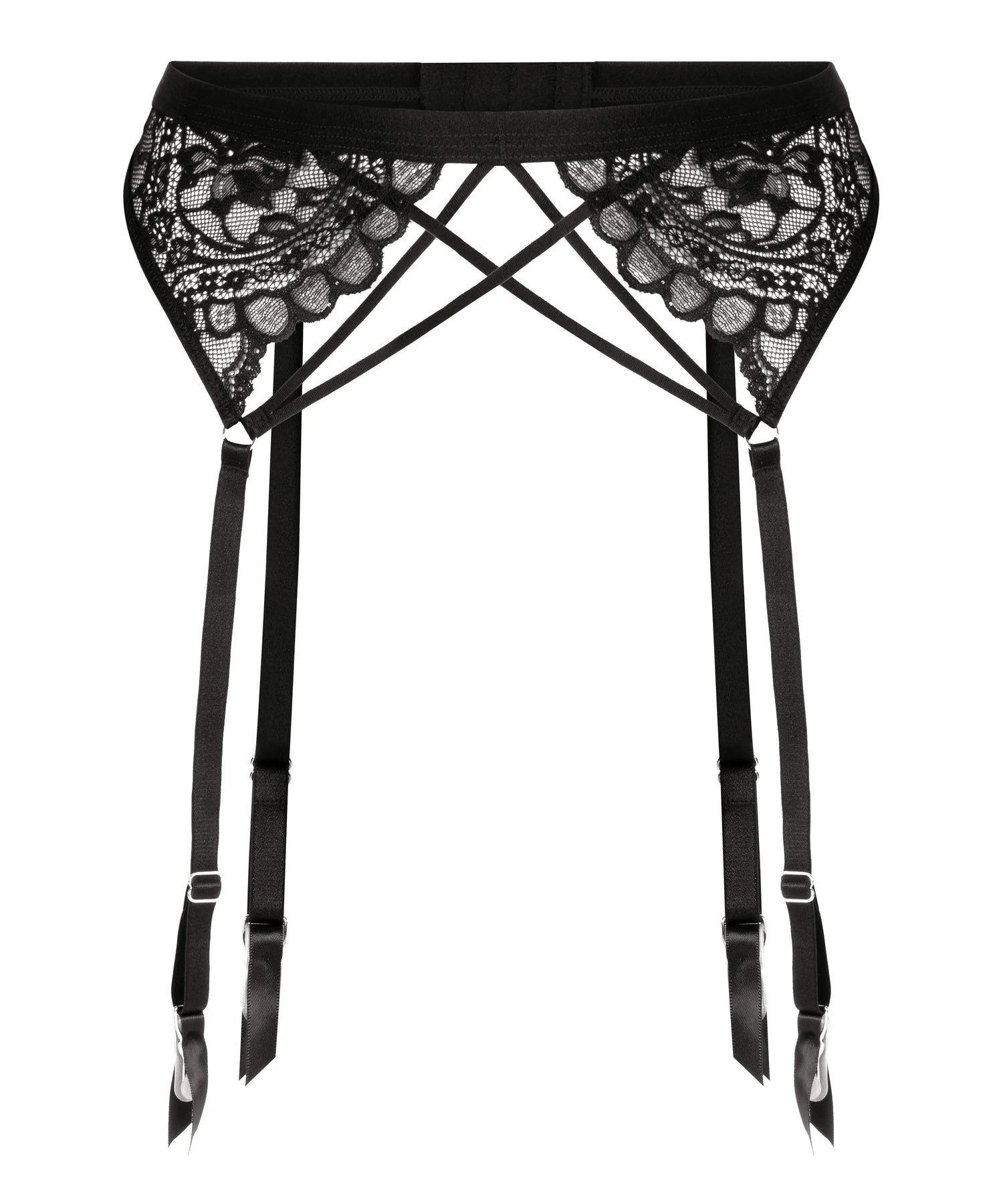 Hunkemoller_Black_Sabrina Suspender Belt_303264_Caviar_04