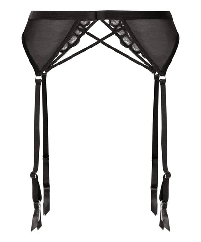 Hunkemoller_Black_Sabrina Suspender Belt_303264_Caviar_05