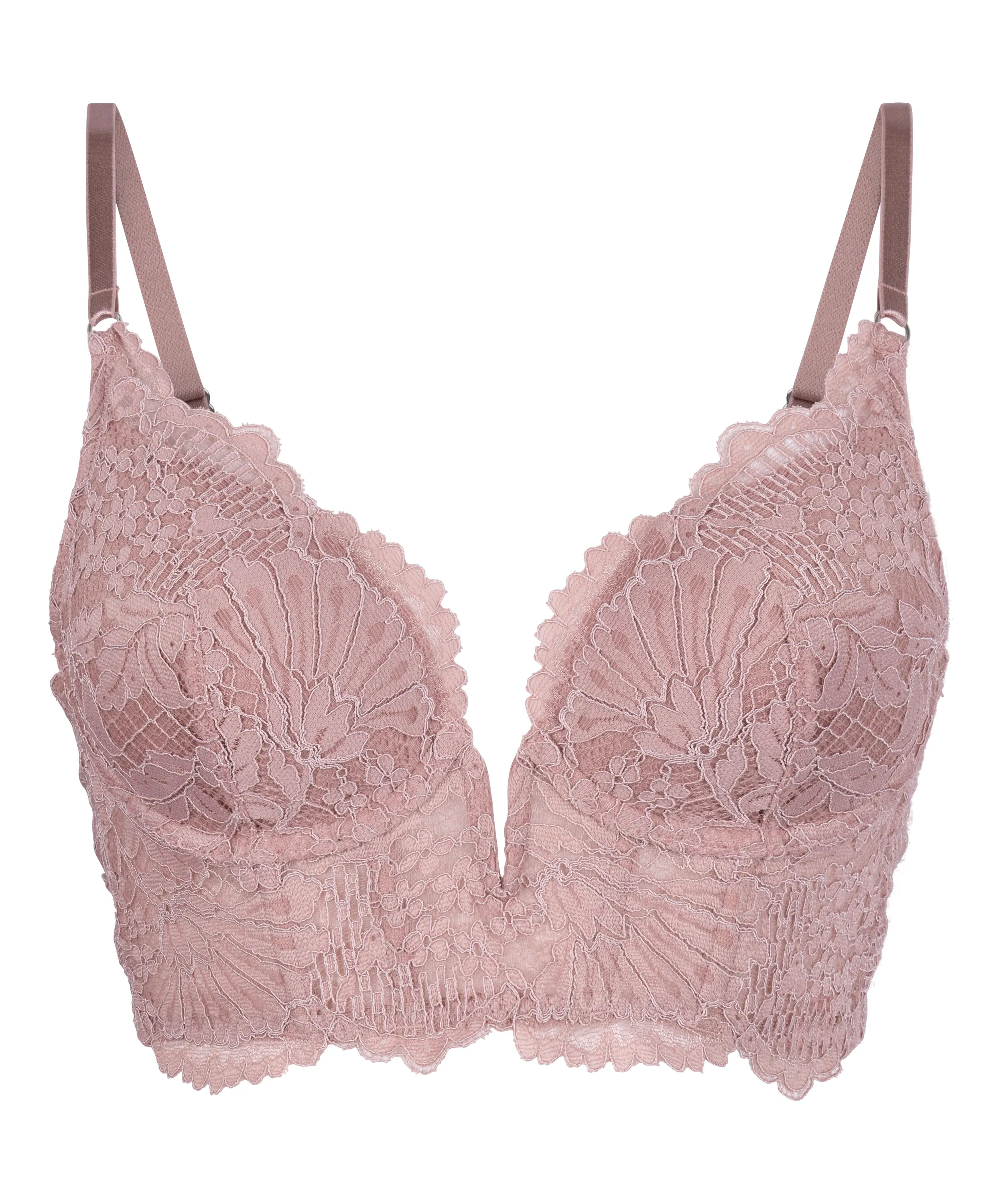 Hunkemoller_Purple_Essie Padded Underwired Longline Bra in Different Cup Sizes_303306_Woodrose_05