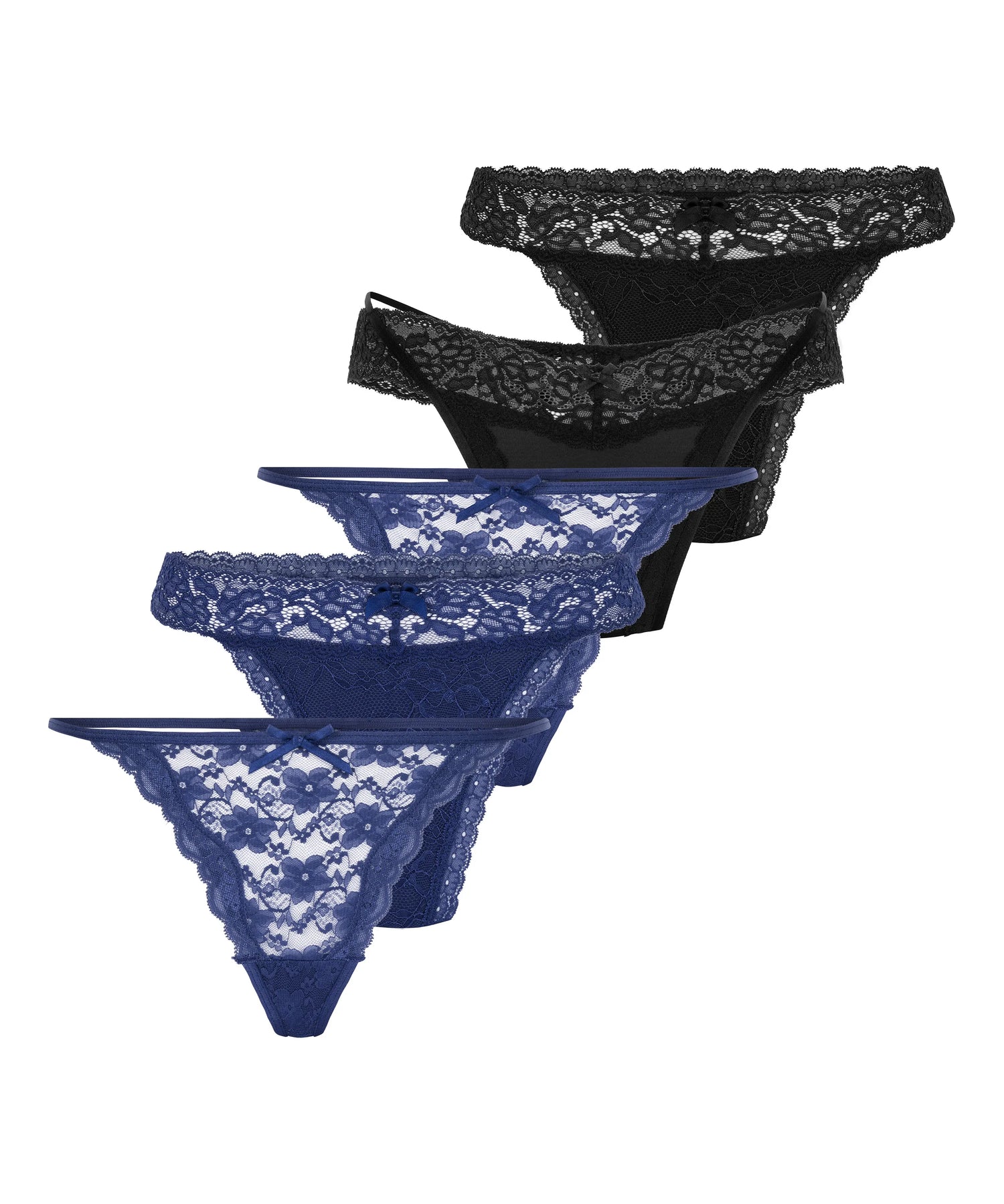 Hunkemoller_Blue_5-pack Fashion Thong_303348_Twilight Blue_04