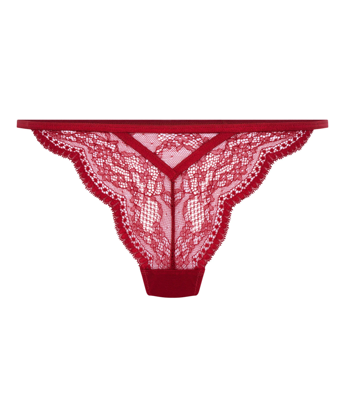 Hunkemoller Tibetan Red Women Isabelle Thong SKU: 303352_Tibetan Red Image 04