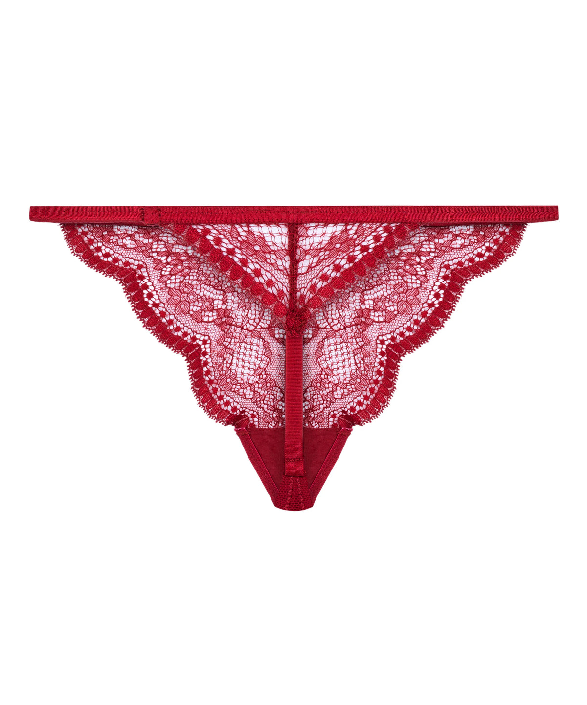 Hunkemoller Tibetan Red Women Isabelle Thong SKU: 303352_Tibetan Red Image 05