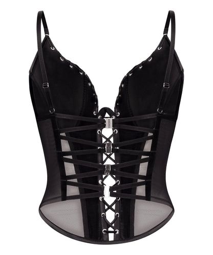 Hunkemoller_Black_Pina Bustier in Different Cup Sizes_303363_Caviar_06