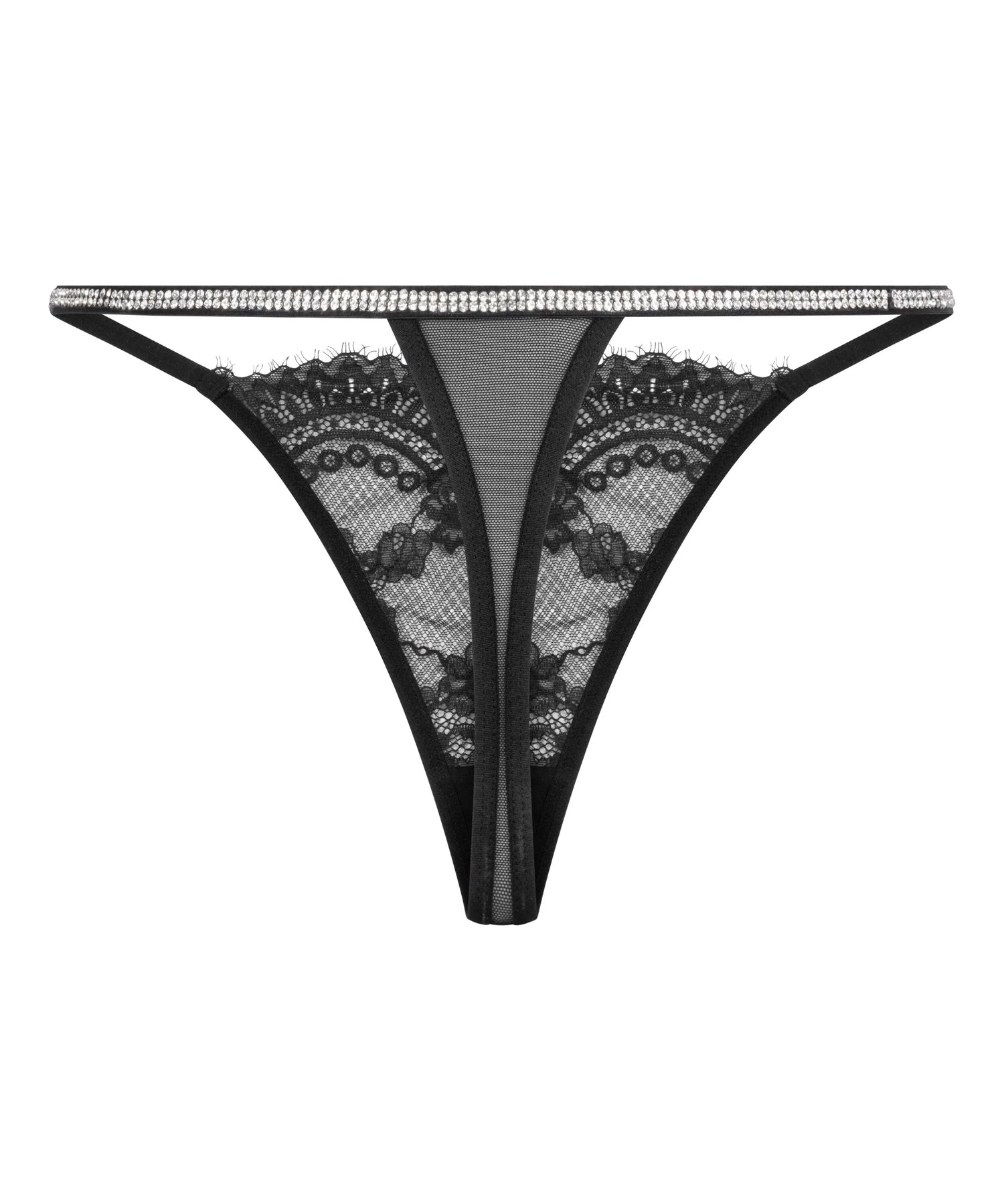 Hunkemoller_Black_Odette Highleg Thong_303415_Caviar_05