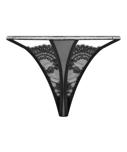 Hunkemoller_Black_Odette Highleg Thong_303415_Caviar_05