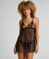 Hunkemoller_Black_Hilton Babydoll_303423_Caviar_01