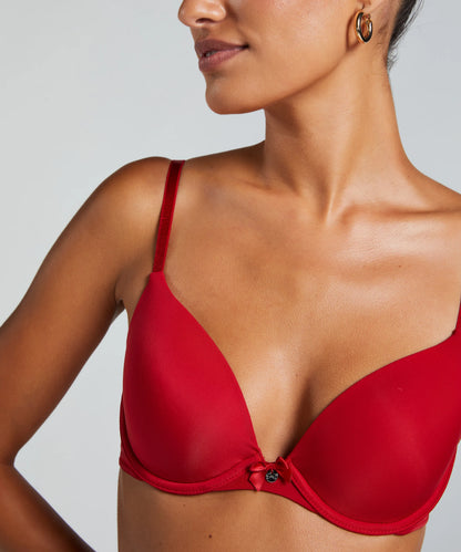 Hunkemoller Chili Pepper Women 2-Pack Padded Underwired Bra in Different Cup Sizes SKU: 303527_Chili Pepper Image 02