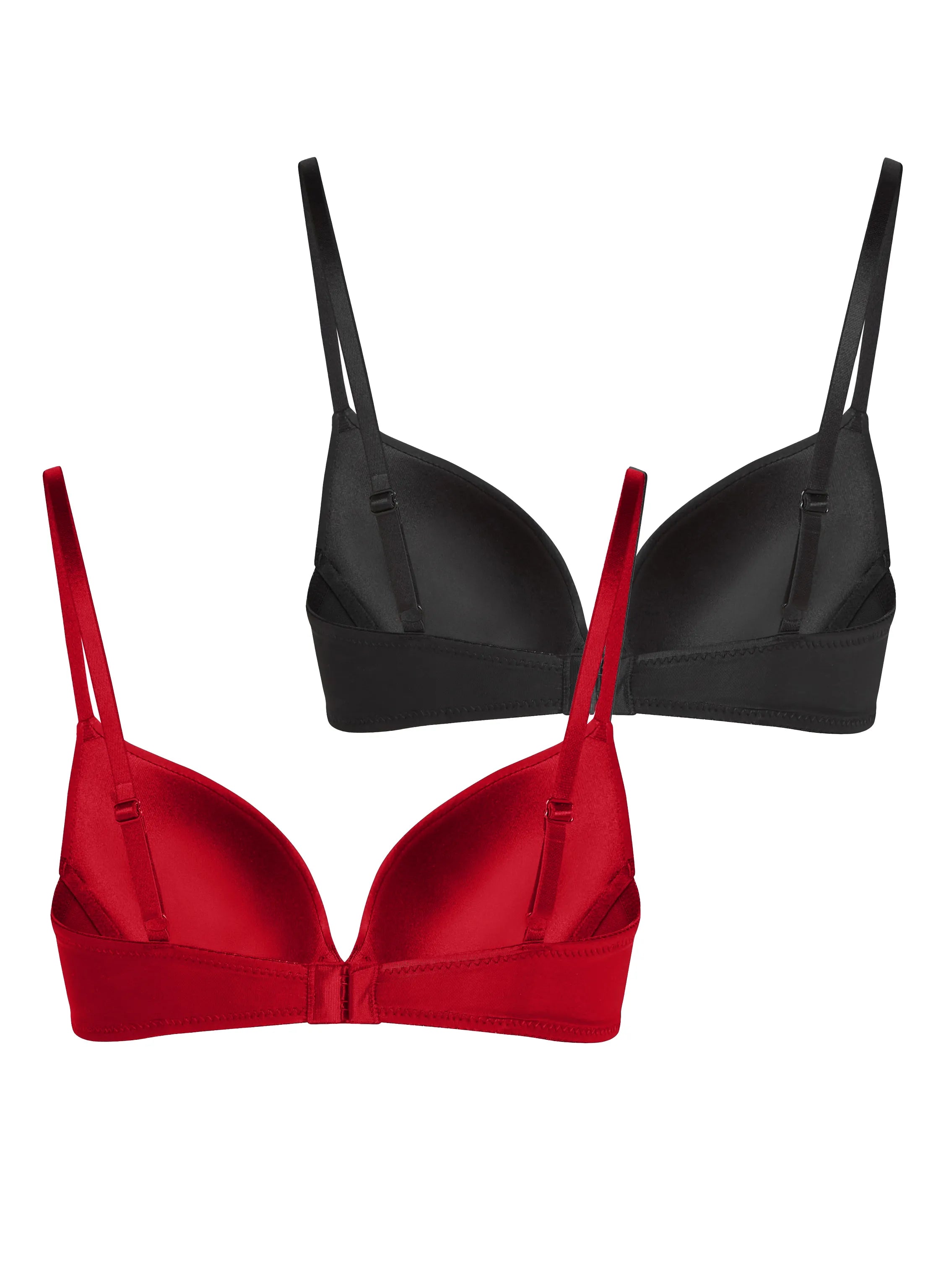 Hunkemoller Chili Pepper Women 2-Pack Padded Underwired Bra in Different Cup Sizes SKU: 303527_Chili Pepper Image 06