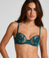 Hunkemoller_Green_Ember Non-Padded Underwired Bra in Different Cup Sizes_303532_Deep Teal_01
