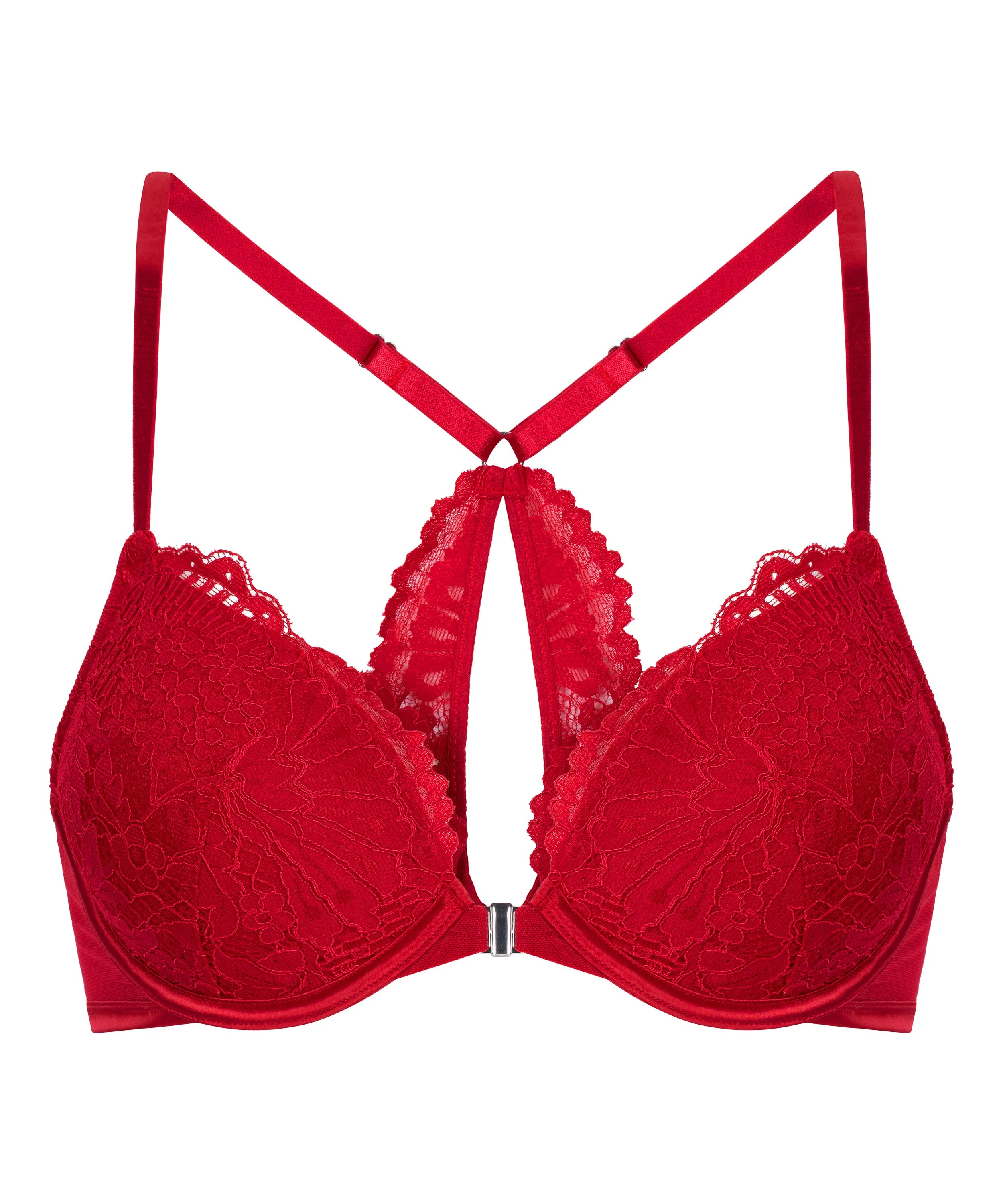 Hunkemoller_Red_Whitney Padded Underwired Push-Up Bra in Different Cup Sizes_303538_Chili Pepper_05