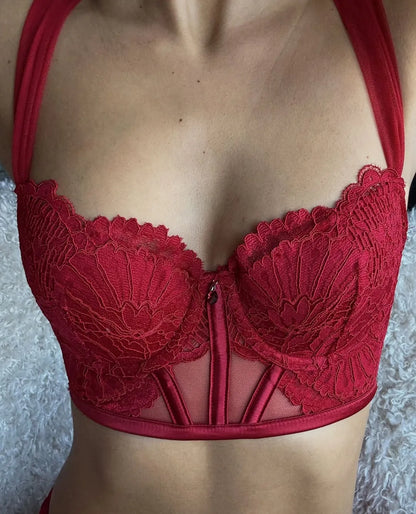 Hunkemoller_Red_Whitney Padded Underwired Longline Bra in Different Cup Sizes_303539_Chili Pepper_11