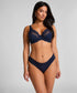 Hunkemoller Blue Women Georgia Cotton Brazilian SKU: 303560_Blue Image 01