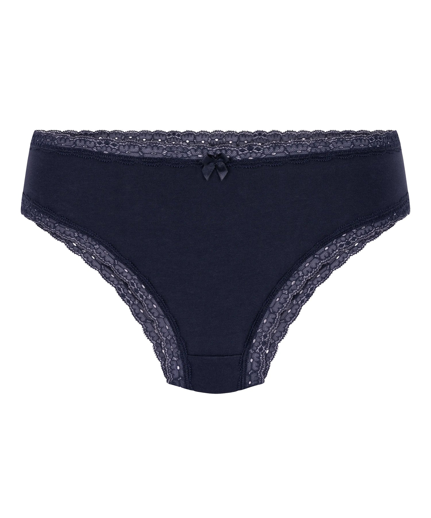 Hunkemoller Blue Women Georgia Cotton Brazilian SKU: 303560_Blue Image 04